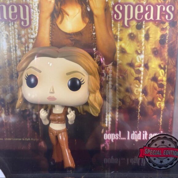 Funko Pop Album #26 Britney Spears OOPS! I DID IT AGAIN SPECIAL EDITION NWT - Picture 2 of 8